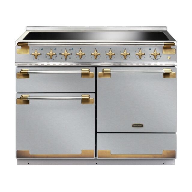 Rangemaster ELS110EISS/AB Elise Luxe 110cm Induction Range Cooker , Stainless Steel / Antique Brass