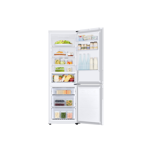 Samsung RB33B610EWW/EU Freestanding Fridge Freezer with SpaceMax™ Technology , White, 70/30, E Rated