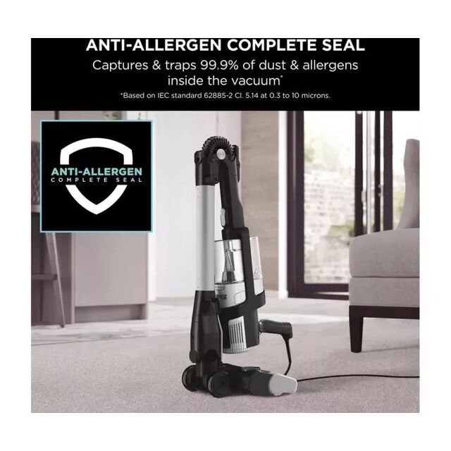 Shark HZ3000UKT Shark Stratos Anti Hair Wrap Plus Anti-Odour Corded Stick Vacuum - Black/Chrome