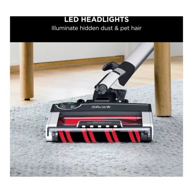 Shark HZ3000UKT Shark Stratos Anti Hair Wrap Plus Anti-Odour Corded Stick Vacuum - Black/Chrome