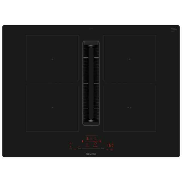 Siemens ED711HQ26E iQ500 70cm Induction Venting Hob, 4 Zones Including 2x Combi Zone