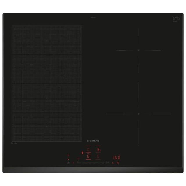 Siemens EX651HEC1E iQ700 60cm Flex Induction Hob, 1x Flex Zone Plus 2 Zones
