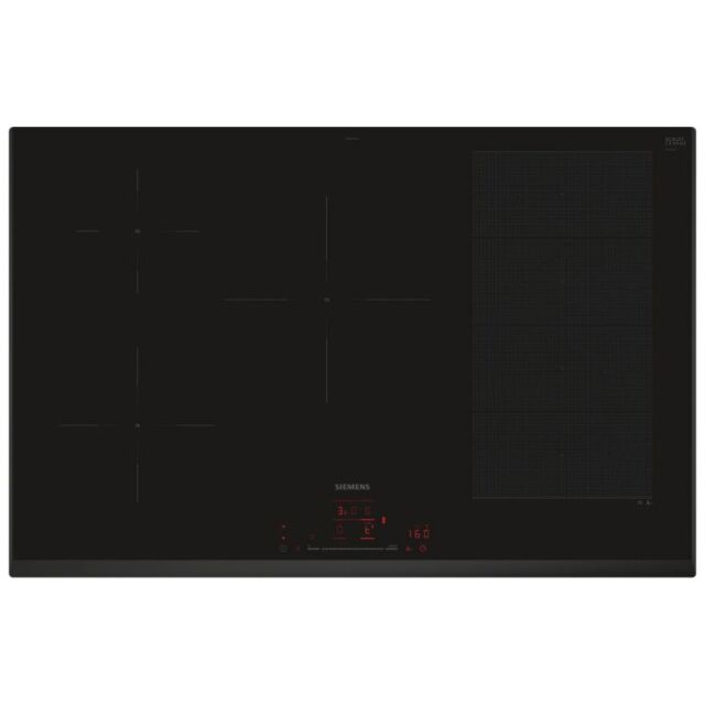 Siemens EX851HVC1E iQ700 80cm Flex Induction Hob, 1x Flex Zone Plus 3 Zones