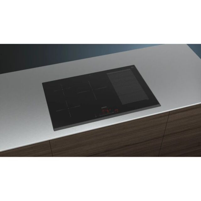 Siemens EX851HVC1E iQ700 80cm Flex Induction Hob, 1x Flex Zone Plus 3 Zones