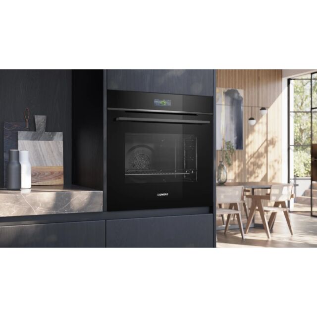 Siemens HB772G1B1B iQ700 Built-In Single Oven, Self Cleaning, TFT Touch Display