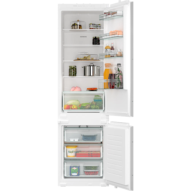 Siemens KI96NNSE0 iQ100 Built-in fridge-freezer, XL, Frost Free, Slider Fixing