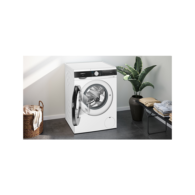 Siemens WN54G1A1GB iQ500 Freestanding Washer Dryer, 10kg/6kg, 1400 Spin, White, D Rated