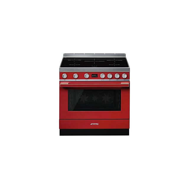 Smeg CPF9IP 90Cm Induction Portofino Range Cooker, Pyrolytic