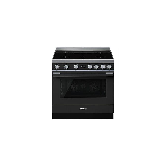Smeg CPF9IP 90Cm Induction Portofino Range Cooker, Pyrolytic