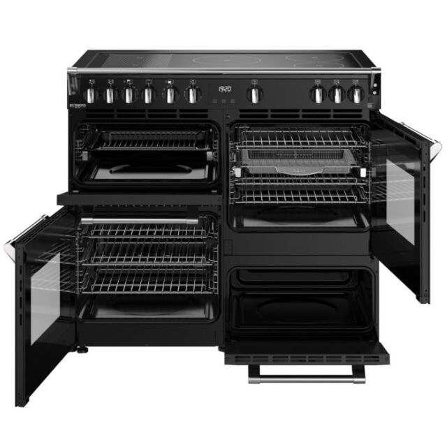 **EX DISPLAY Stoves ST DX RCA RICH 100Ei RTY BLK 100cm Richmond Deluxe Induction Range Cooker, 444411873
