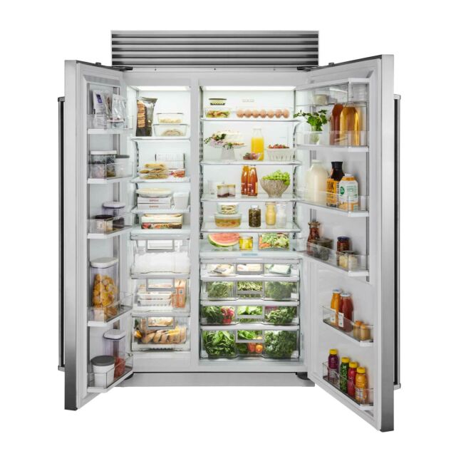 Sub Zero ICBCL4850S/S/P 1219mm Classic Side-by-Side Refrigerator/Freezer Stainless Steel.