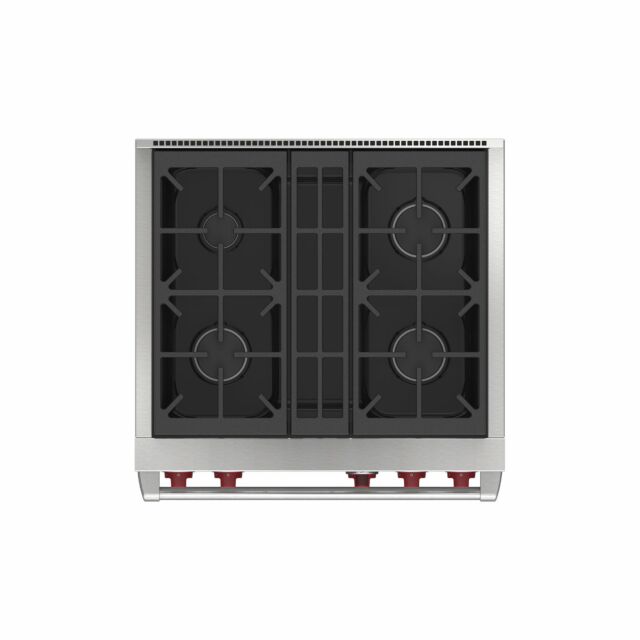 Wolf ICBDF30450/S/P 759mm Dual Fuel Range Cooker, 4 Gas Burners