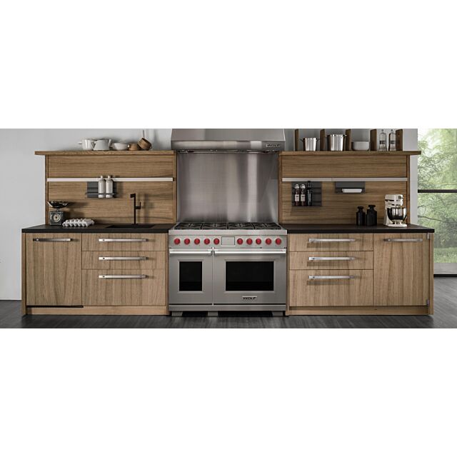 Wolf ICBDF48850/S/P 1216mm Dual Fuel Range Cooker, 8 Gas Burners 