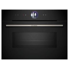 Bosch CMG7761B1B Series 8 Built-In Combi Oven With Microwave Function ,Soft Open & Close Door, Pyrolytic