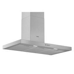Bosch DWB94BC50B Series 2 90cm Wide Wall Mounted Extractor Box Design, Stainless Steel