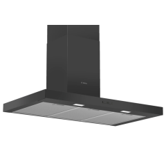 Bosch DWB96BC60B Series 2 90cm Wide Wall Mounted Extractor Box Design, Black