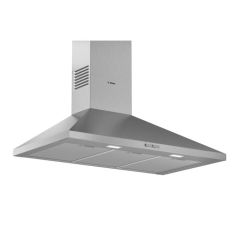 Bosch DWP94BC50B Series 2 90cm Wide Wall Mounted Extractor, Pyramid Design, Stainless Steel