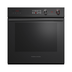 **EX DISPLAY Fisher + Paykel OB60SD11PB1 Built-In Oven Single 600Mm 72L Pyro, 11 Function, Minimal (Black Steel T