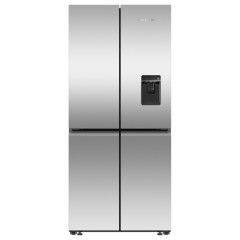 Fisher + Paykel RF500QNUX1 26770 Fridge Freezer Quad Door 790mm, Recessed Handle, Stainless Steel - 