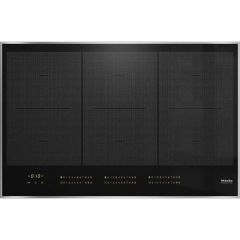 Miele KM7575FR 806mm wide 6 Zone Induction Hob, 3 PowerFlex Zones, 11144060 
