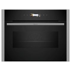 Neff C24MR21N0B N70 Built-In Compact Oven With Microwave Function, Soft open/close door.