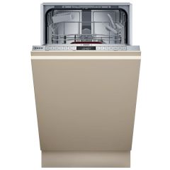 Neff S875HKX21G N50 Integrated Slimline Dishwasher, Cutlery Basket, Vario Hinge, E Rated 