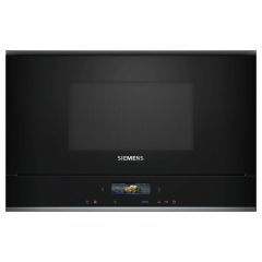 Siemens BF722L1B1B IQ700 Built-In Microwave, TFT Touch Display, Left Hinged Door